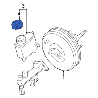 Lincoln OE - Brake Master Cylinder Reservoir Cap