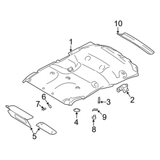 Lincoln OE - Roof - Interior Trim