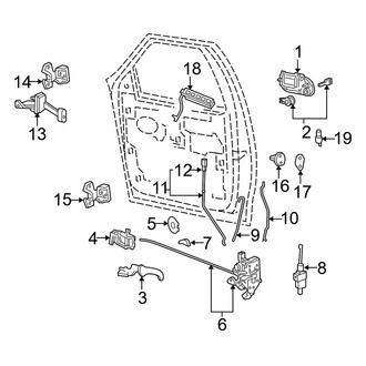 Lincoln OE - Front Door - Lock & Hardware