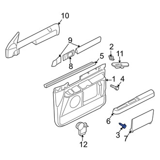 Lincoln OE - Front Door Interior Trim Panel Screw