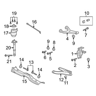 Lincoln OE - Rear Suspension - Suspension Components