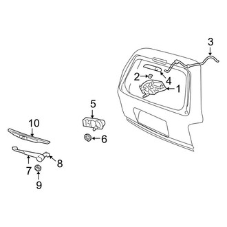 Lincoln OE - Lift Gate - Wiper & Washer Components