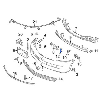 Lincoln OE - Bumper Impact Bar Bracket