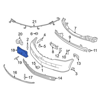 Lincoln OE - Front License Plate Bracket