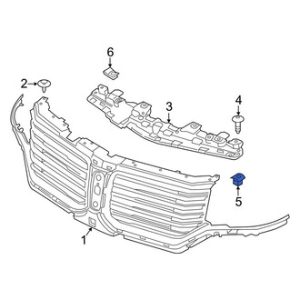 Lincoln OE - Headlight Mounting Nut