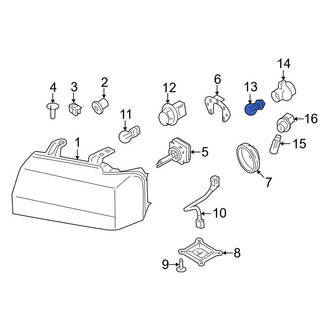 Lincoln OE - Rear Brake Light Bulb