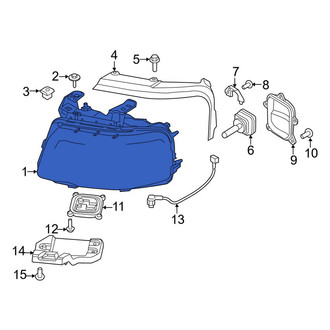 Lincoln OE - Front Left Headlight