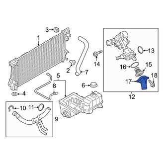 Lincoln OE - Engine Coolant Outlet Flange