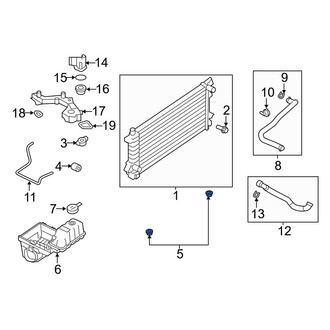 Lincoln OE - Lower Radiator Insulator