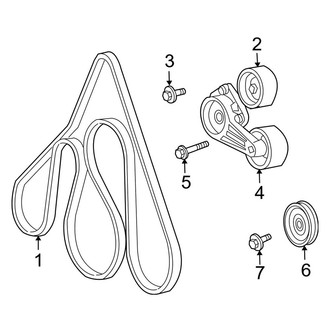 Lincoln OE - Cooling - Belts & Pulleys