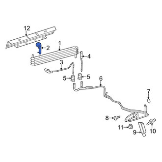 Lincoln OE - Upper Automatic Transmission Oil Cooler Tube