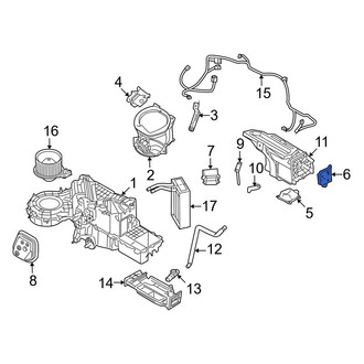 Lincoln OE - HVAC Floor Mode Door Actuator