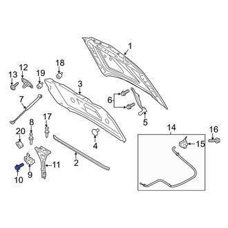 Lincoln OE - Hood Latch Screw