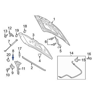 Lincoln OE - Tailgate Lift Motor Bolt