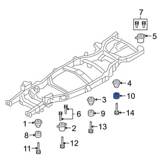 Lincoln OE - Lower Body Mount Cushion