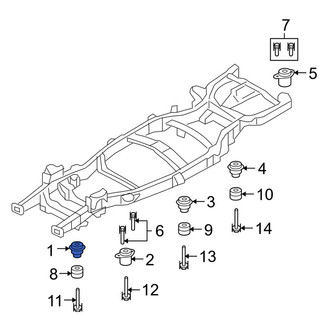 Lincoln OE - Upper Body Mount Cushion