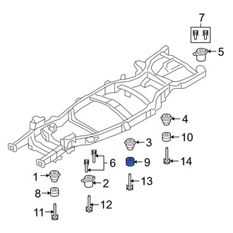 Lincoln OE - Lower Body Mount Cushion