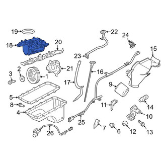 Lincoln OE - Engine Intake Manifold