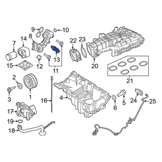 Lincoln OE - Engine Oil Filter Adapter