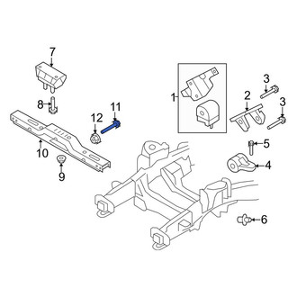 Lincoln OE - Transmission Crossmember Bolt