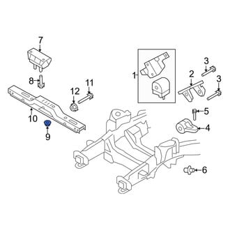 Lincoln OE - Automatic Transmission Mount Nut
