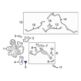 Lincoln OE - Turbocharger Mounting Bolt