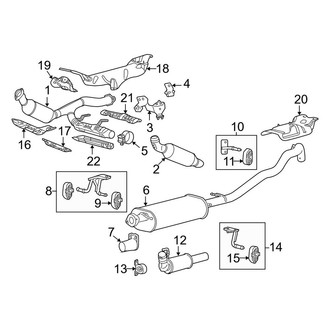 Lincoln OE - Exhaust System - Exhaust Components (Base / L)