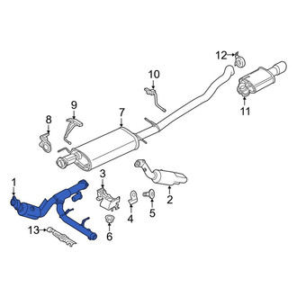 Lincoln OE - Right Catalytic Converter