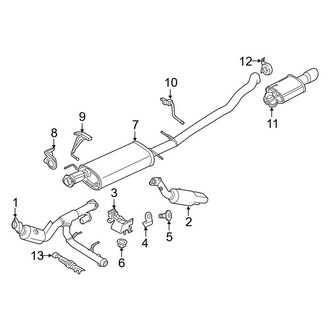 Lincoln OE - Exhaust System - Exhaust Components