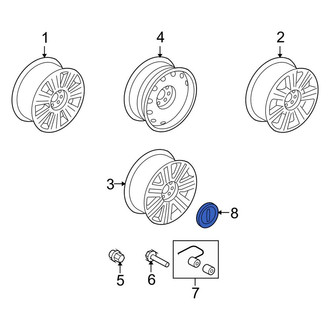 Lincoln OE - Wheel Cap