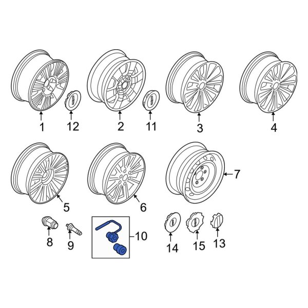 Wheel Lock Set