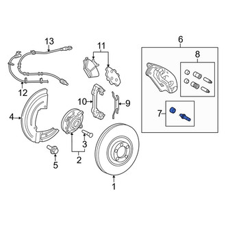 Lincoln OE - Front Brake Bleeder Screw