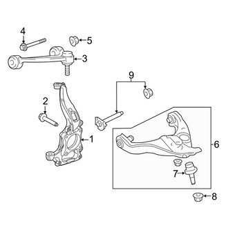 Lincoln OE - Front Suspension - Suspension Components (RWD)