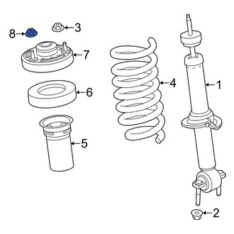 Lincoln OE - Suspension Strut Mount Nut