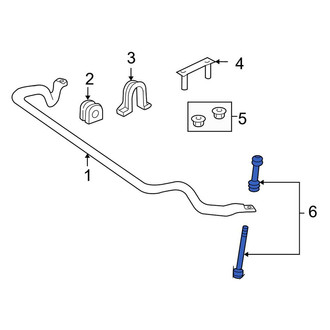 Lincoln OE - Front Suspension Stabilizer Bar Link