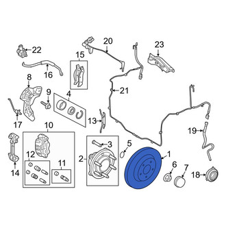 Lincoln OE - Front Disc Brake Rotor