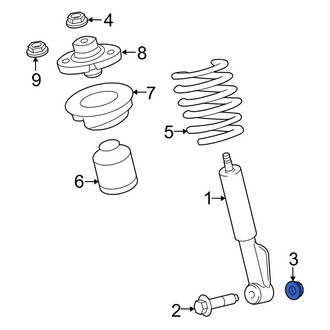 Lincoln OE - Upper Suspension Strut Nut