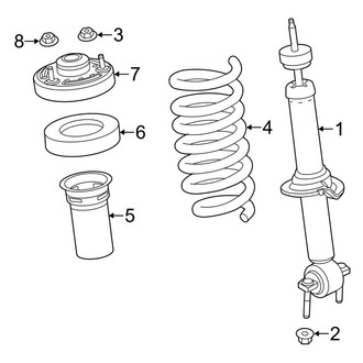 Lincoln OE - Front Suspension - Struts & Components (4WD)