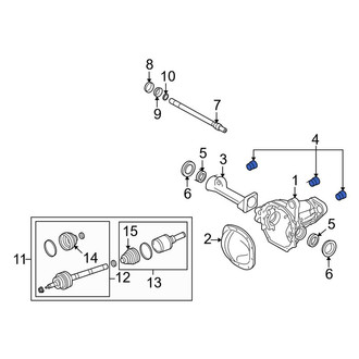 Lincoln OE - Differential Housing Insulator