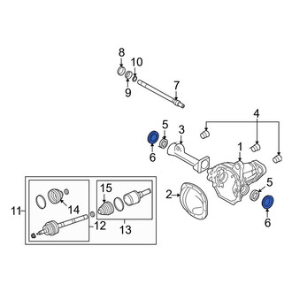 Lincoln OE - Front Drive Axle Shaft Seal
