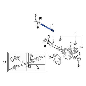 Lincoln OE - Front Drive Axle Shaft