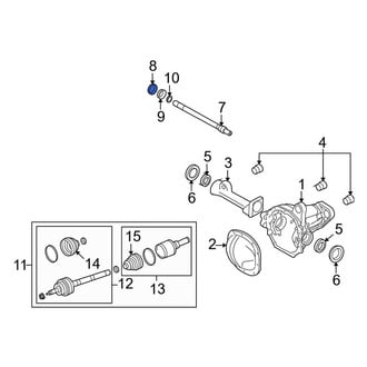 Lincoln OE - Front Drive Axle Shaft Bearing