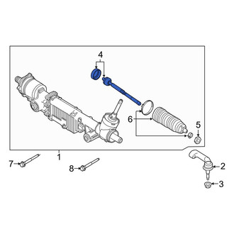 Lincoln OE - Left Outer Steering Tie Rod End