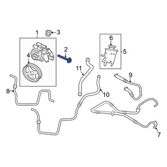 Lincoln OE - Power Steering Pump Mounting Bolt