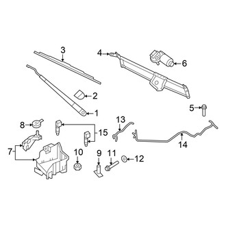 Lincoln OE - Windshield - Wiper & Washer Components