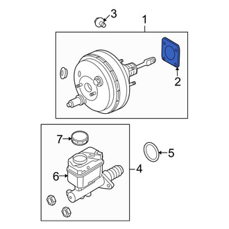 Lincoln OE - Rear Power Brake Booster Gasket