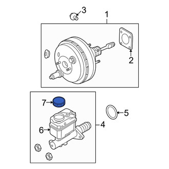 Lincoln OE - Brake Master Cylinder Reservoir Cap