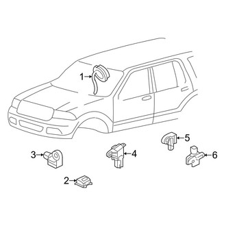Lincoln OE - Restraint Systems - Air Bag Components (Modules & Sensors)