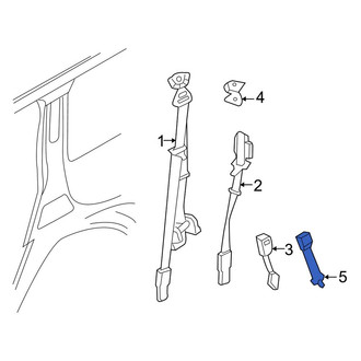 Lincoln OE - Center Seat Belt Extension