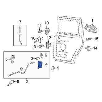 Lincoln OE - Rear Left Door Latch Assembly